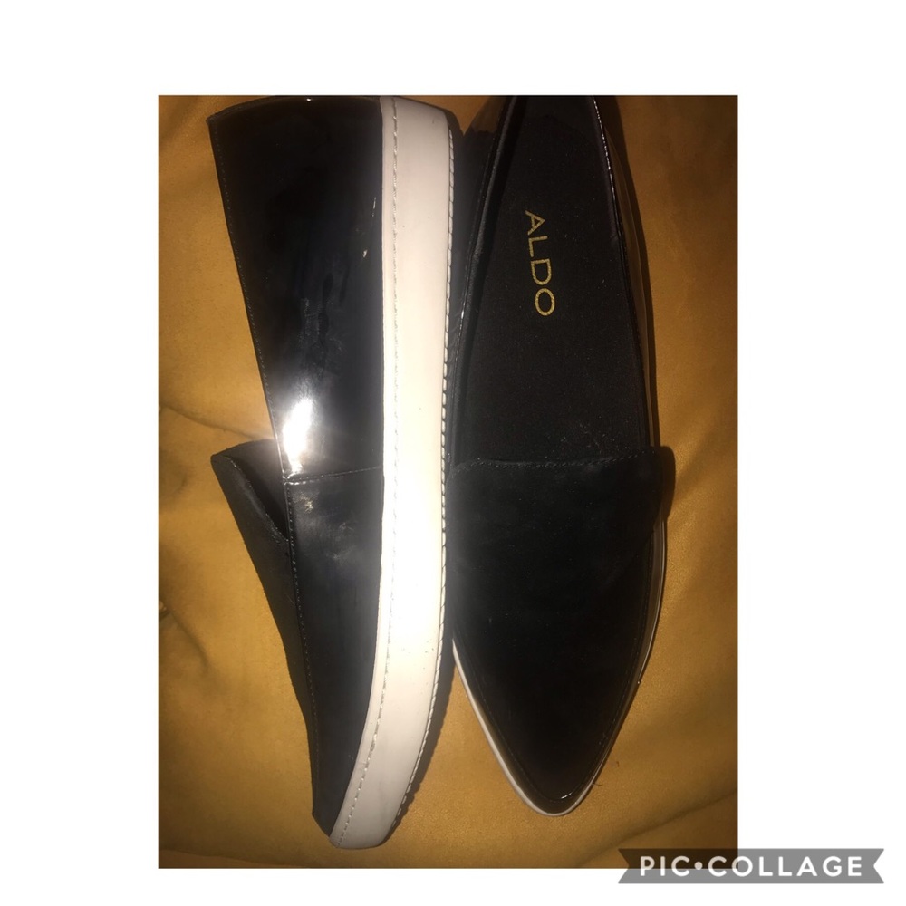 Black ALDO flats shoes